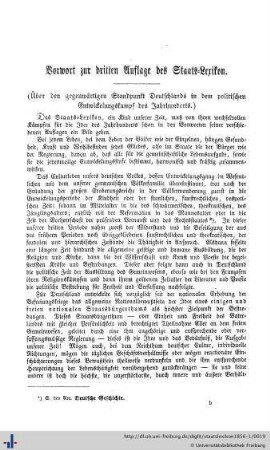 Vorwort zur dritten Auflage des Staats-Lexikon.