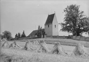 Panitzsch. Dorfkirche. Nordwest-Ansicht