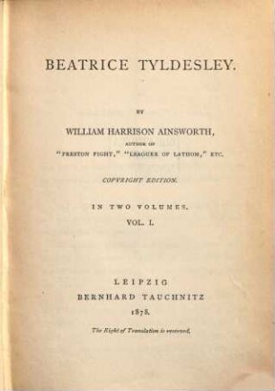 Beatrice Tyldesley. 1