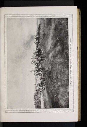 Der Ueberfall auf eine russische Bagage=Kolonne. Gemälde von Wilhelm Schreuer.