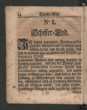 Schiffer-End.