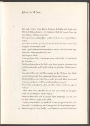 Jakob und Esau