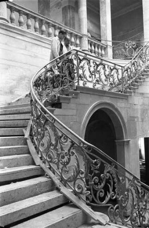 Wiederaufbau des Erbgroßherzoglichen Palais.