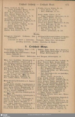 3. Ortschaft Moys
