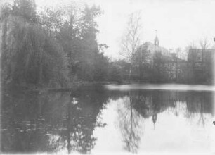 Bischheim (Haselbachtal). Teich im Schloßpark