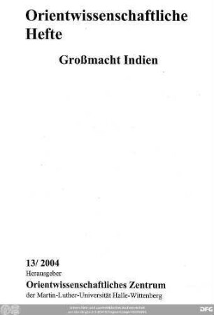 Großmacht Indien