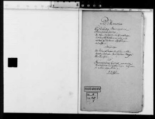Schuldenverwaltung des Landgrafen Ludwig Georg Karl