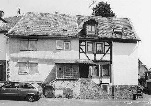 Wohnhaus, Fachwerk; Gelnhausen, Am Rain 7