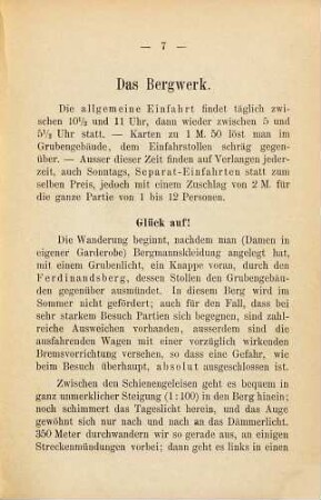 Das Berchtesgadener Salzbergwerk : Seine Befahrung und sein Betrieb. Von Th. Trautwein. Mit 4 Abbildungen