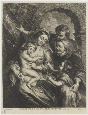 Die Heilige Familie mit dem Stieglitz