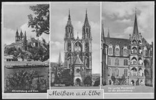 Meißen. verschiedene Stadtansichten