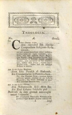 Catalogus Codicum mss. Bibliothecae Bernensis, 1