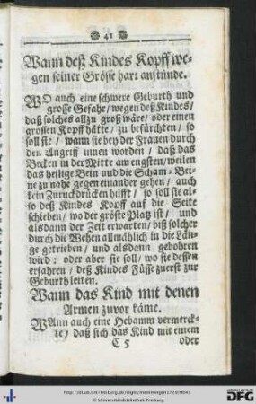 Wann das Kind mit denen Armen zuvor käme.