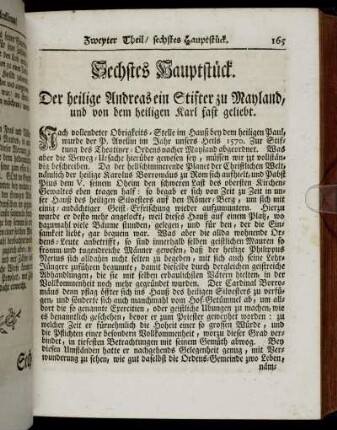 Sechstes Hauptstück.