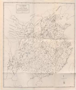Carte sismique de la Chine par provinces et préfectures