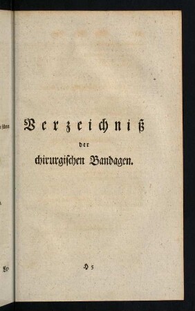 121-128, Verzeichniß der chirurgischen Bandagen.