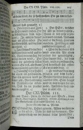 Der CXI. - CXX. Psalm