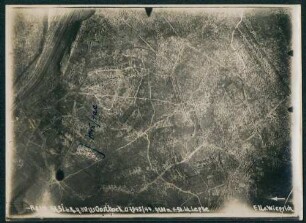 Foto des Geländes um Oosthoek südlich von Ypern (Luftbild)