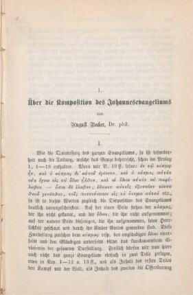 117-140 Über die Komposition des Johannesevangeliums