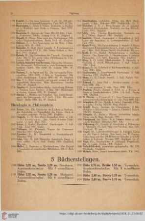 Theologie u. Philosophie (Nr. 1160 - 1189)