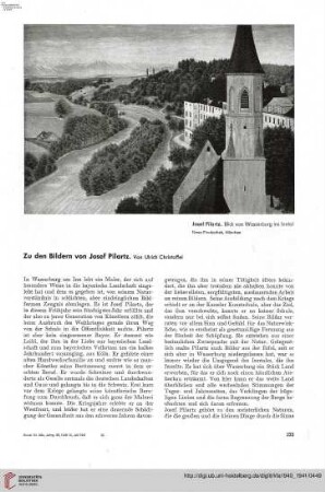 56: Zu den Bildnern von Josef Pilartz