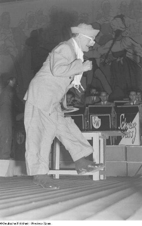Artist während einer Darbietung