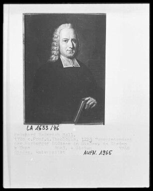 Bildnis des Giessener Universitätsprofessors Reinhard Heinrich Roll