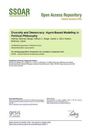 Diversity and Democracy: Agent-Based Modeling in Political Philosophy