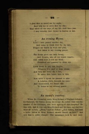 An evening Hymn.