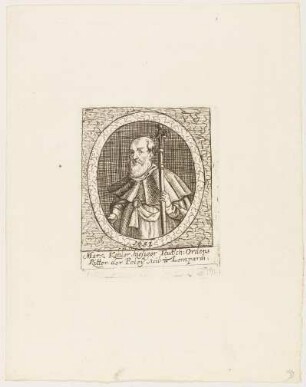 Marx Kohler, hiesiger Deutschordensritter der Ballei Sizilien und Lombardei