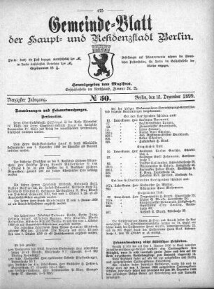 1899,50: No. 50, 10. Dezember 1899