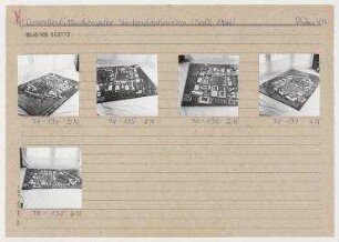 Modell: Gewerbestättenkomplex Niederschönhausen. Berlin, Pankow, OT Niederschönhausen