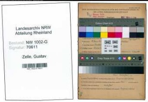 Entnazifizierung Gustav Zelle, geb. 19.02.1907 (Maschinensetzer)