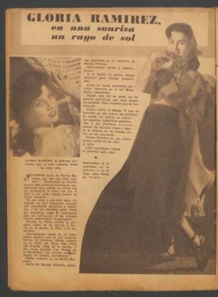 Gloria Ramírez, en una sonrisa un rayo de sol