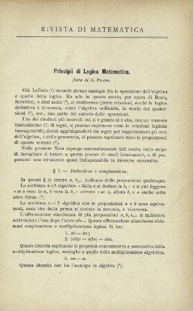 Principii di Logica Matematica.