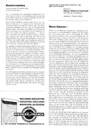 Monatsversammlung