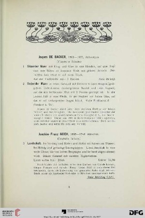 [Gemälde Alt-Holländischer, Vlämischer, Deutscher u.a. Meister] (Nr. 1-35)