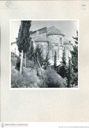 Santa Maria del Patire, Rückfassade mit Apsiden