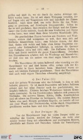 c) Der Palas