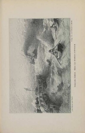 Stürmische Einfahrt. "Aus Sturm und Noth"