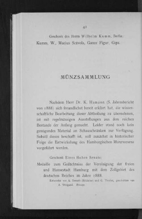 Münzsammlung
