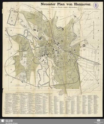 Neuester Plan von Hannover