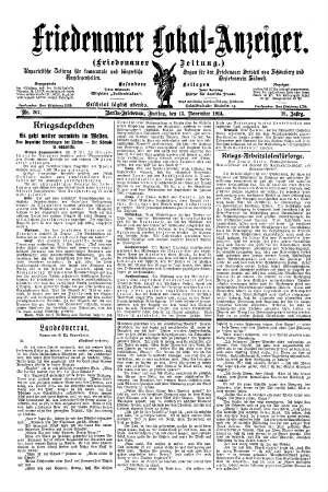 Nr. 267, 13.11.1914