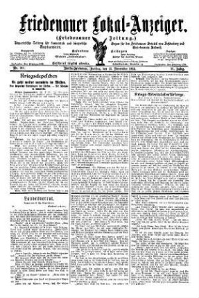 Nr. 267, 13.11.1914