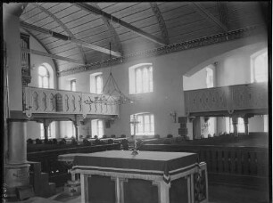 Büchenbronn Bergkirche ehemals evangelische Pfarrkiche Liebfrauenkirche (1931) Innenansicht nach Südosten