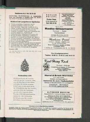 Gedicht: Weihnachten 1979