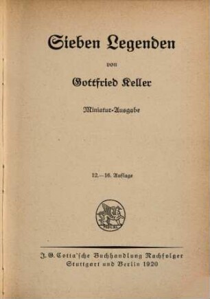 Sieben Legenden