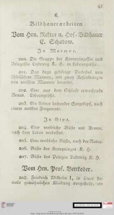 6. Bildhauerarbeiten