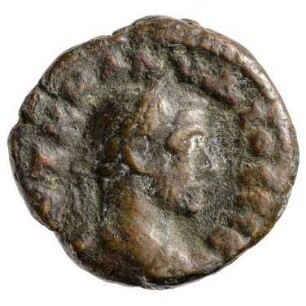 Münze, Tetradrachme, (Geißen); 268 n. Chr. (SNG)