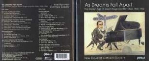 As Dreams Fall Apart. The Golden Age of Jewish Stage and Film Music 1925 - 1955